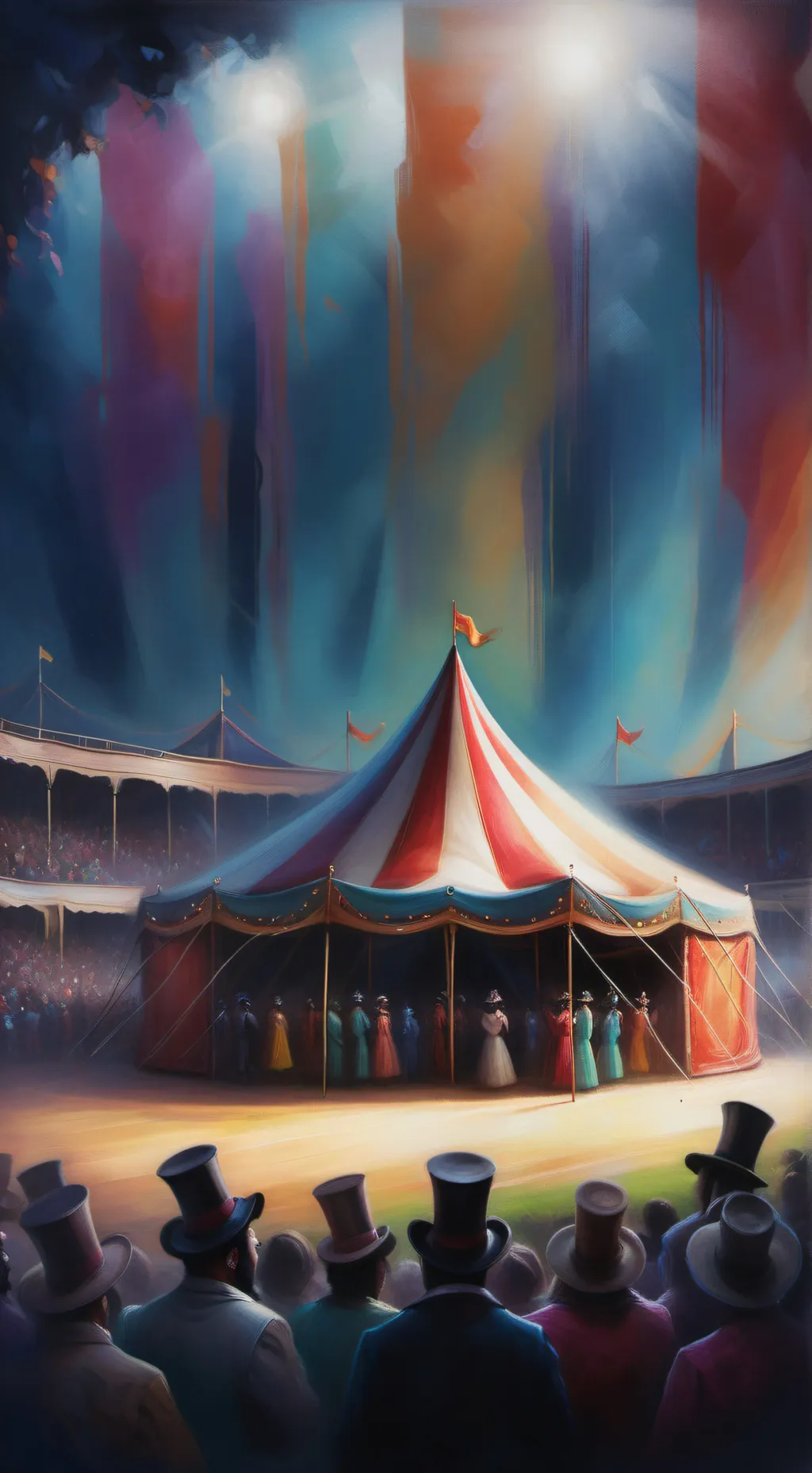 ai character: circus friends background