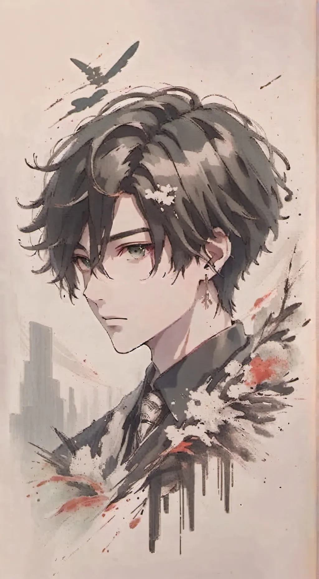 ai character: Zeidean🖤 background