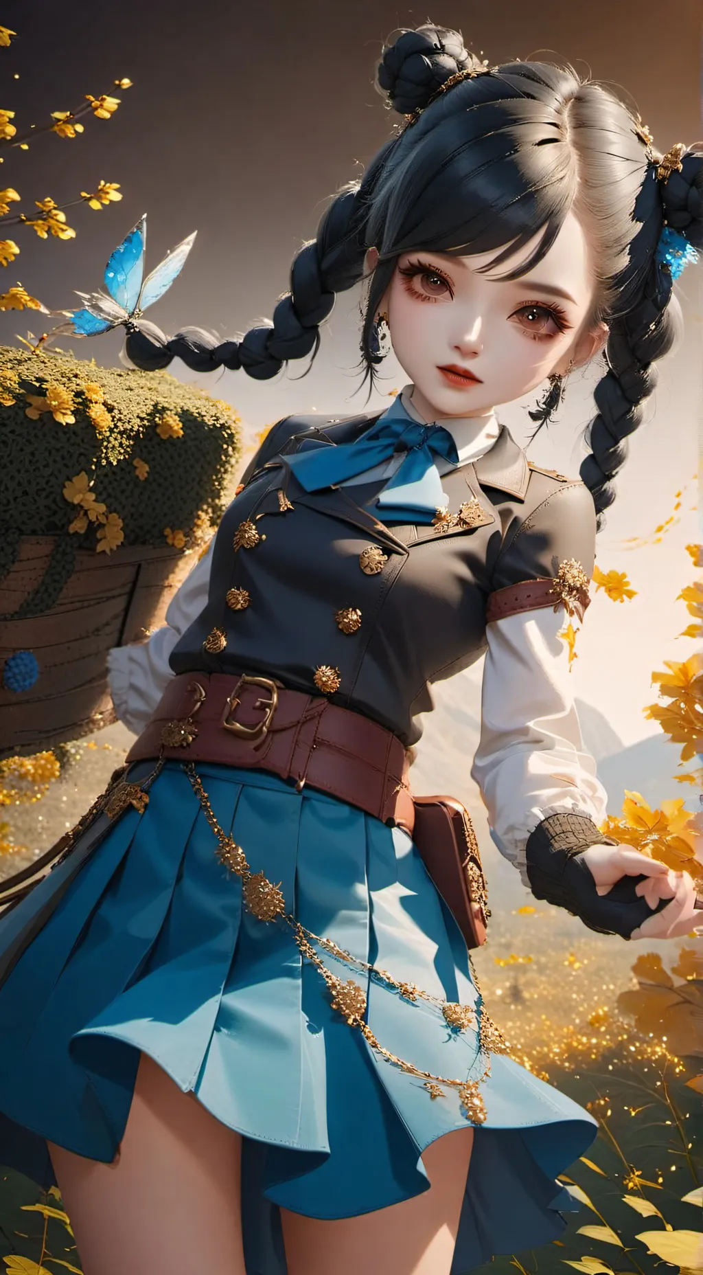 ai character: Star background