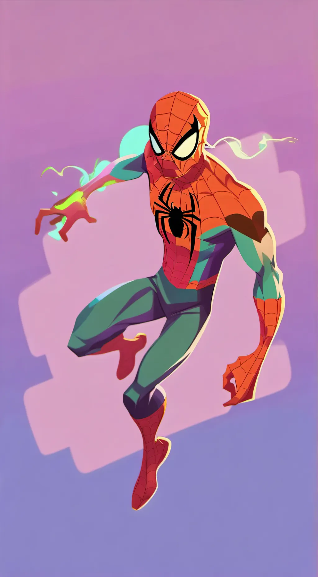 ai character: Spider Verse   background