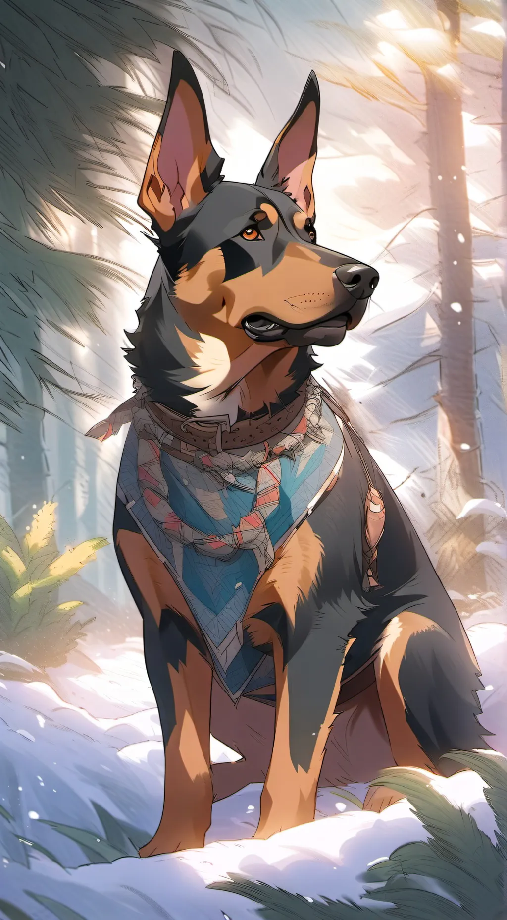 ai character: shade background