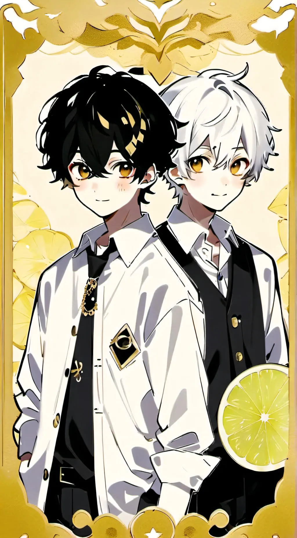 ai character: Kaito y Ren background