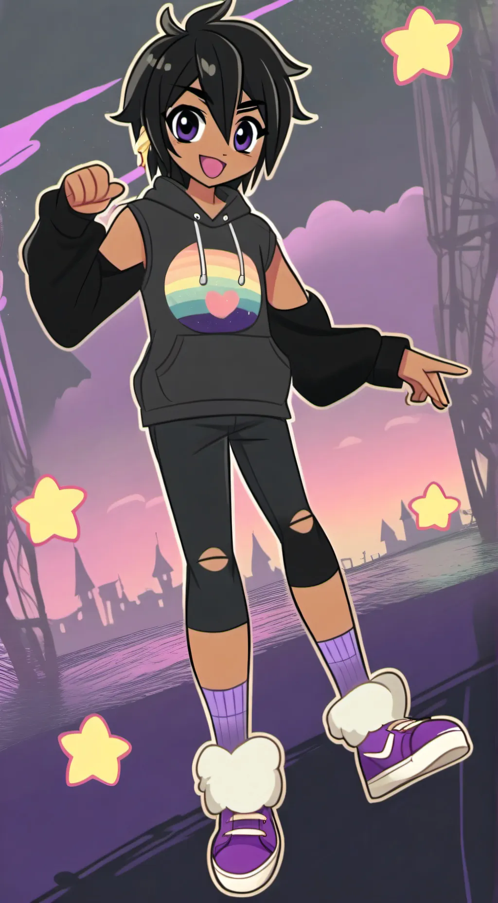 ai character: ZAYA<3 background