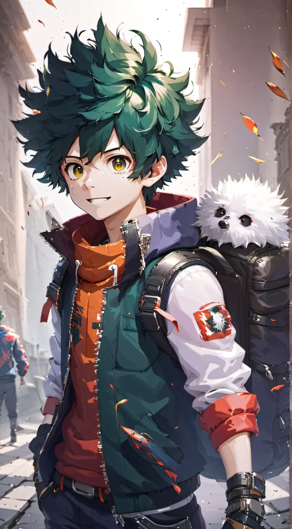 ai character: deku background