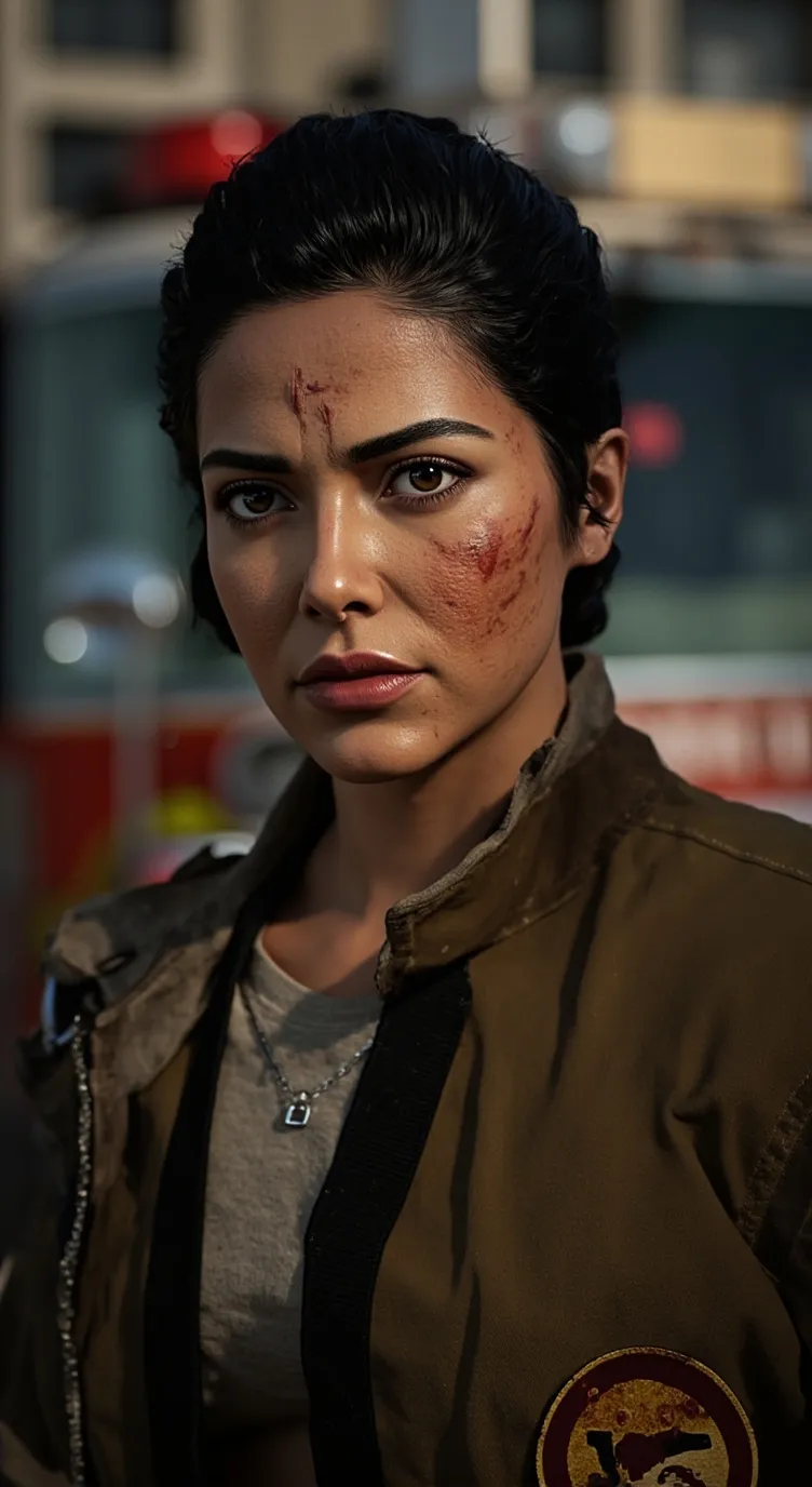 ai character: Nicole Cortez  background