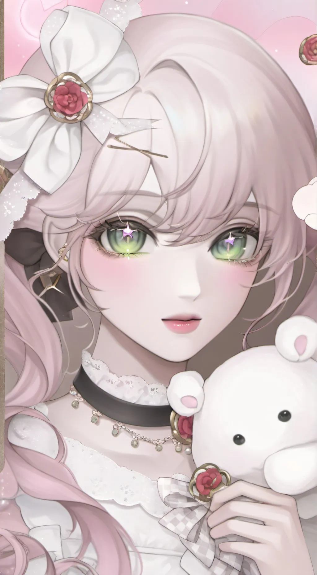 ai character: Crk 2000s au background