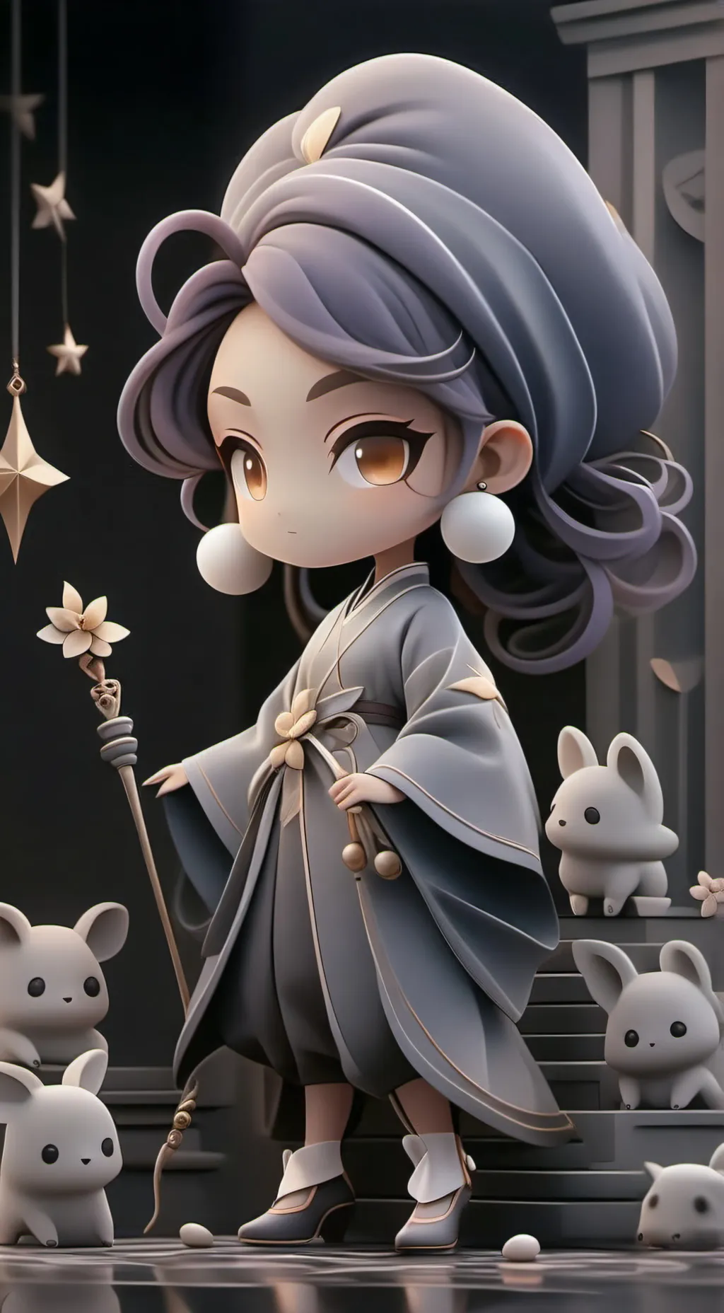 ai character: Moony background