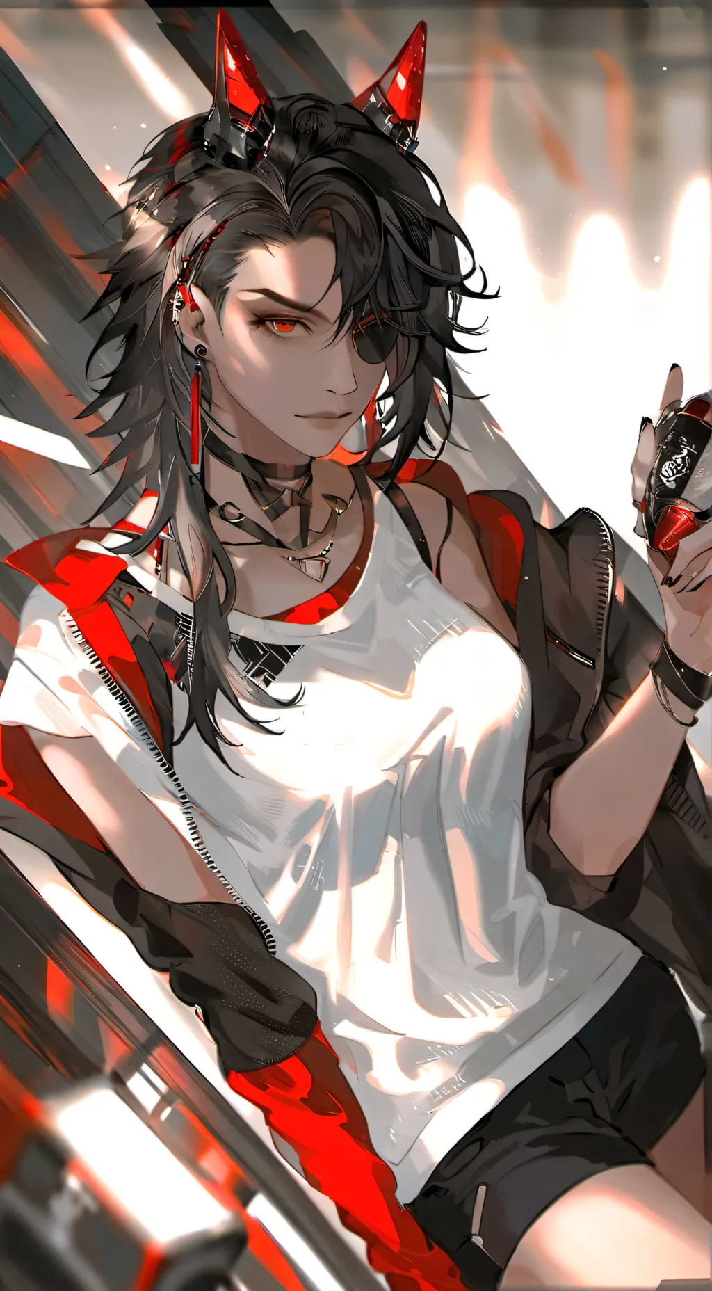 ai character: Ur gf  background