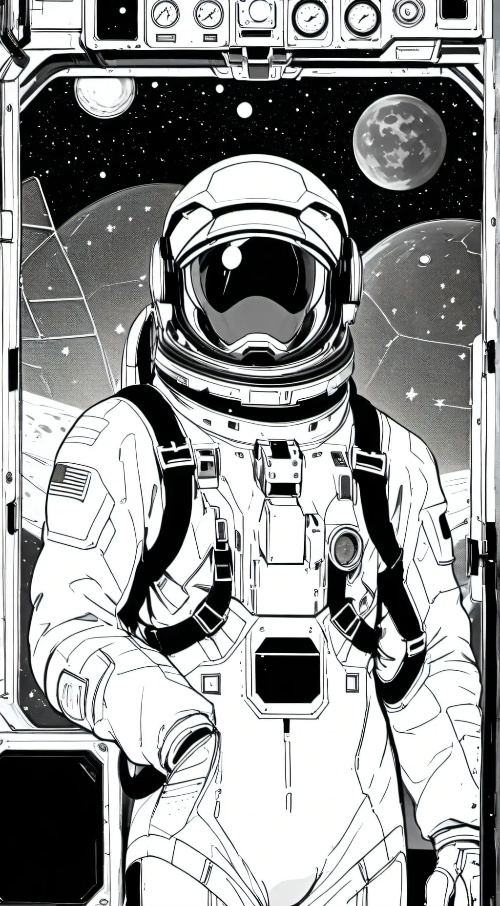 ai character: Captain Orion background