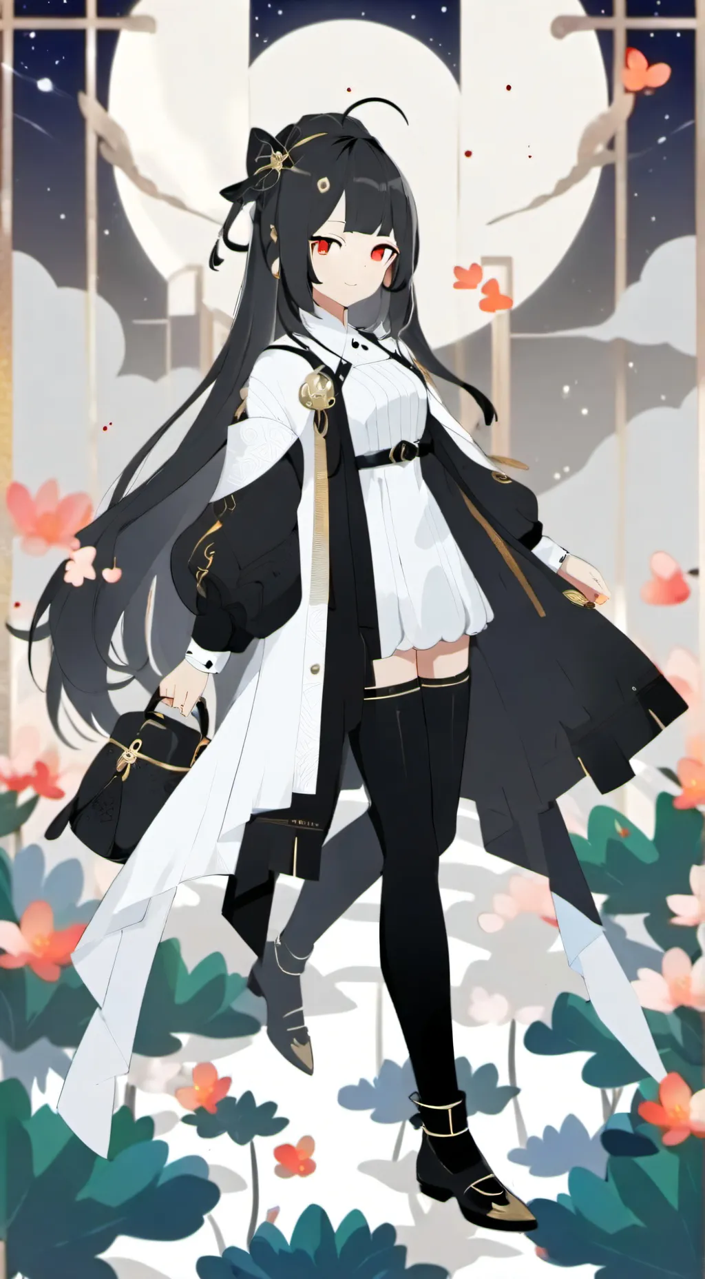 ai character: Hiii background