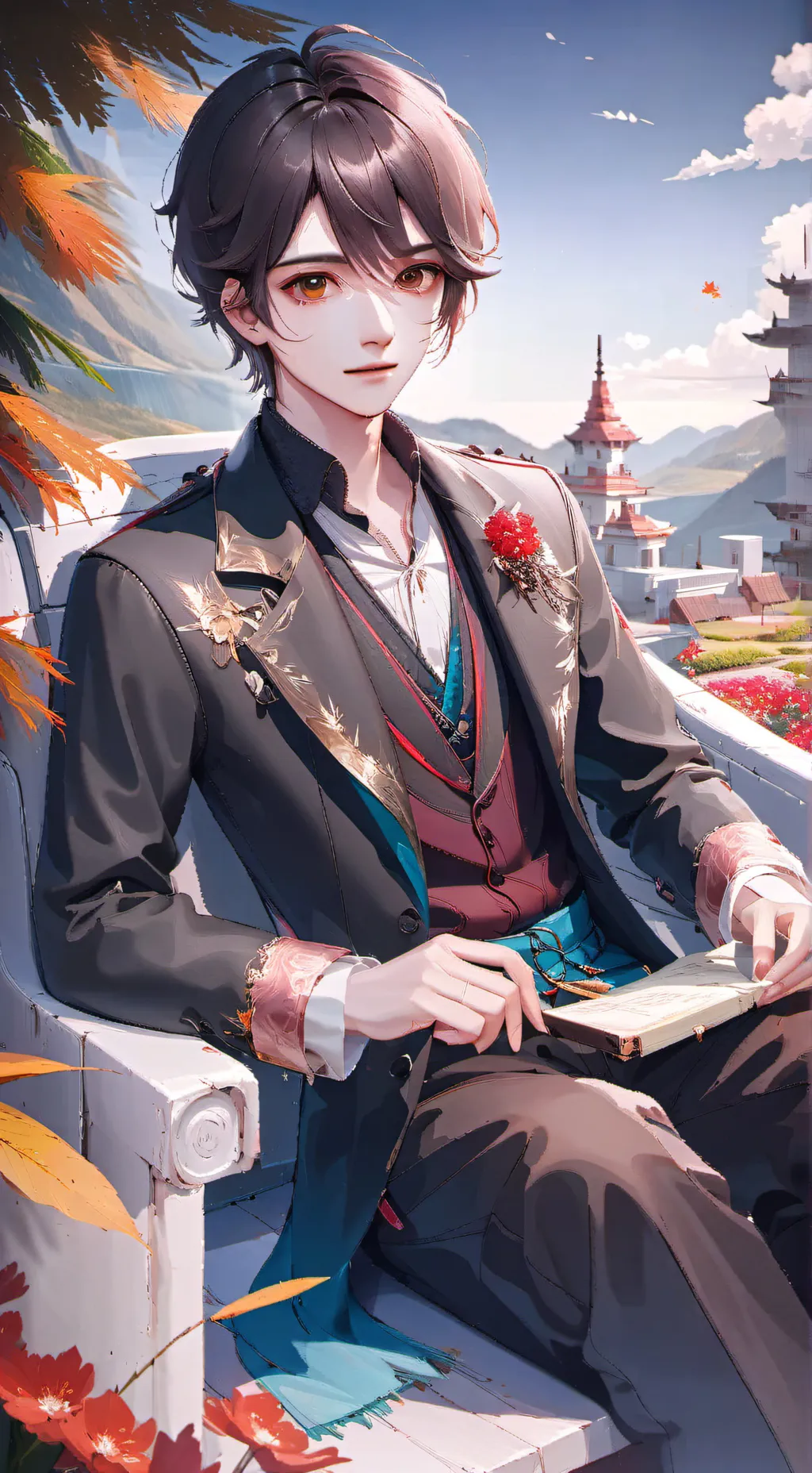 ai character: mark  background