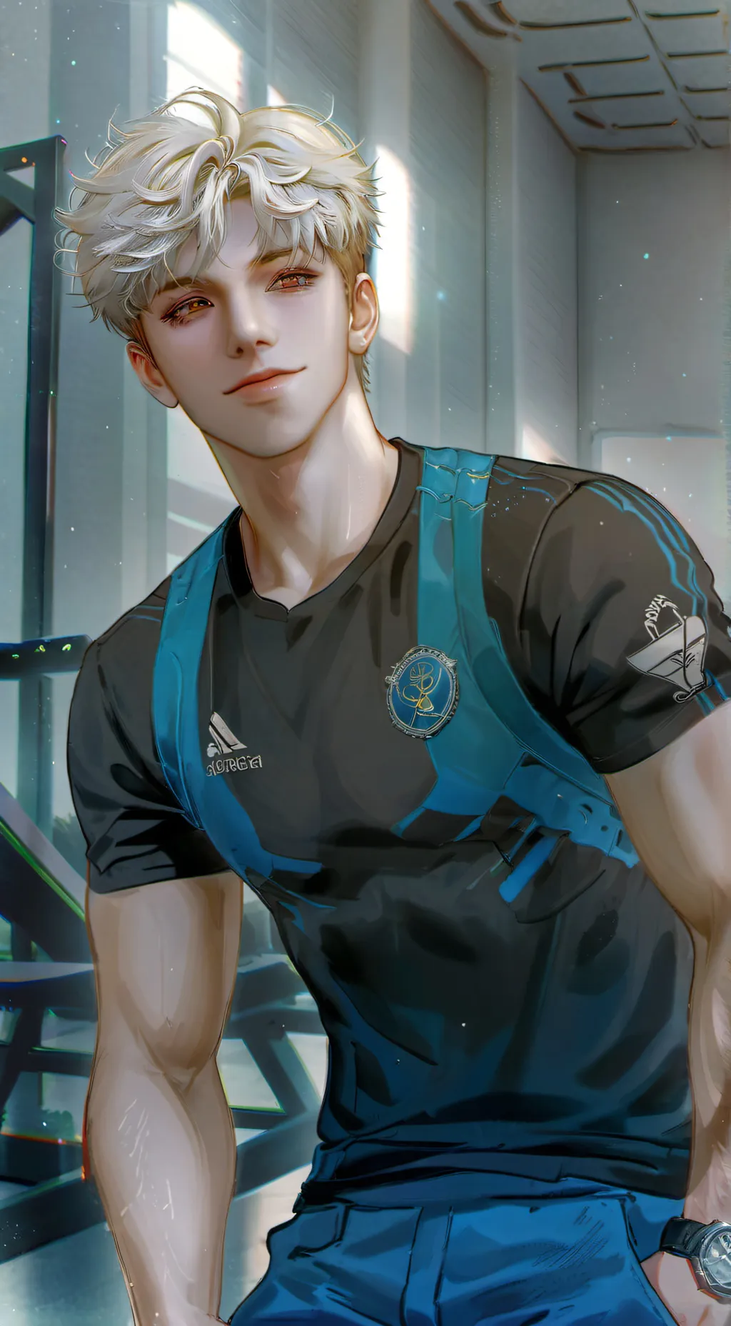 ai character: Mark background