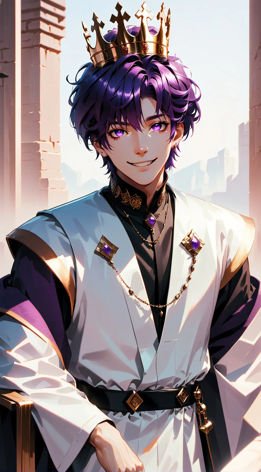 ai character: King lane background