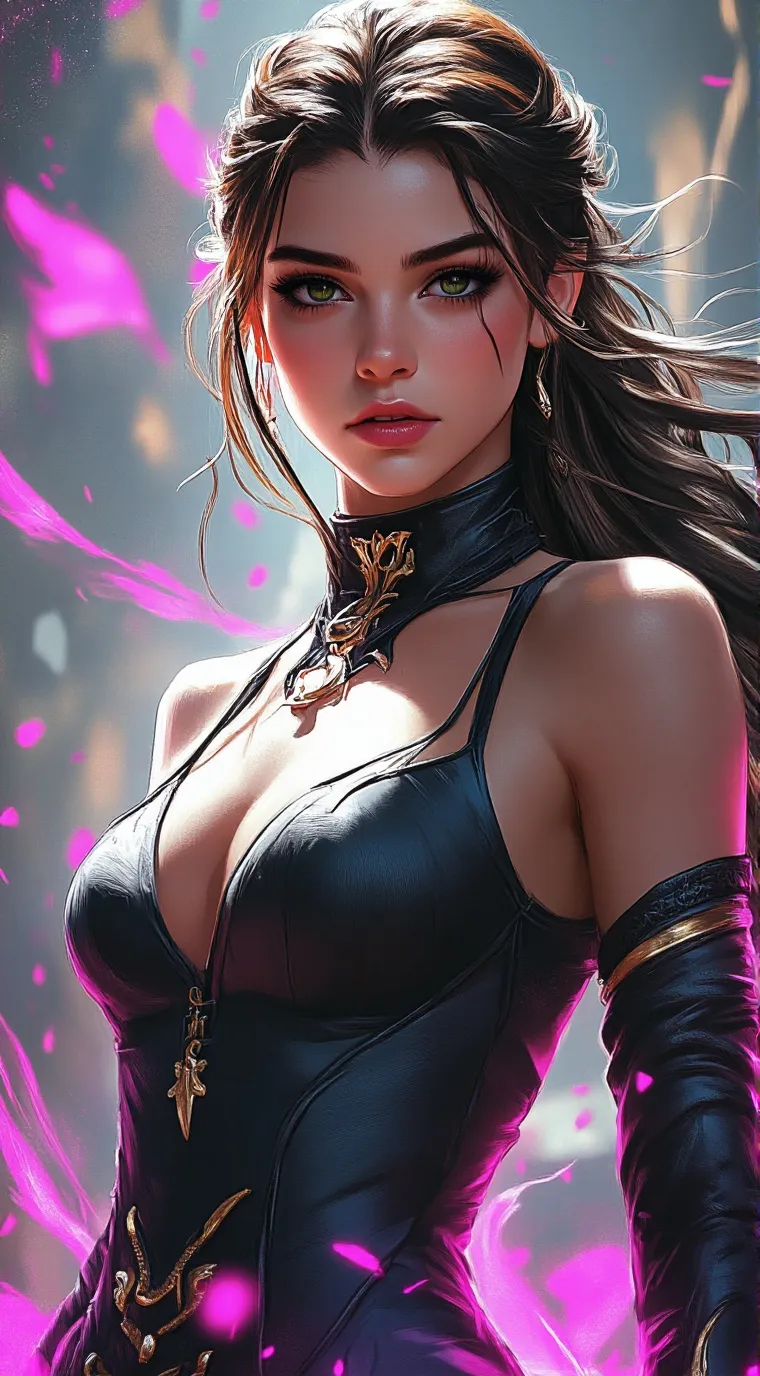 ai character: Kpop demon hunters background