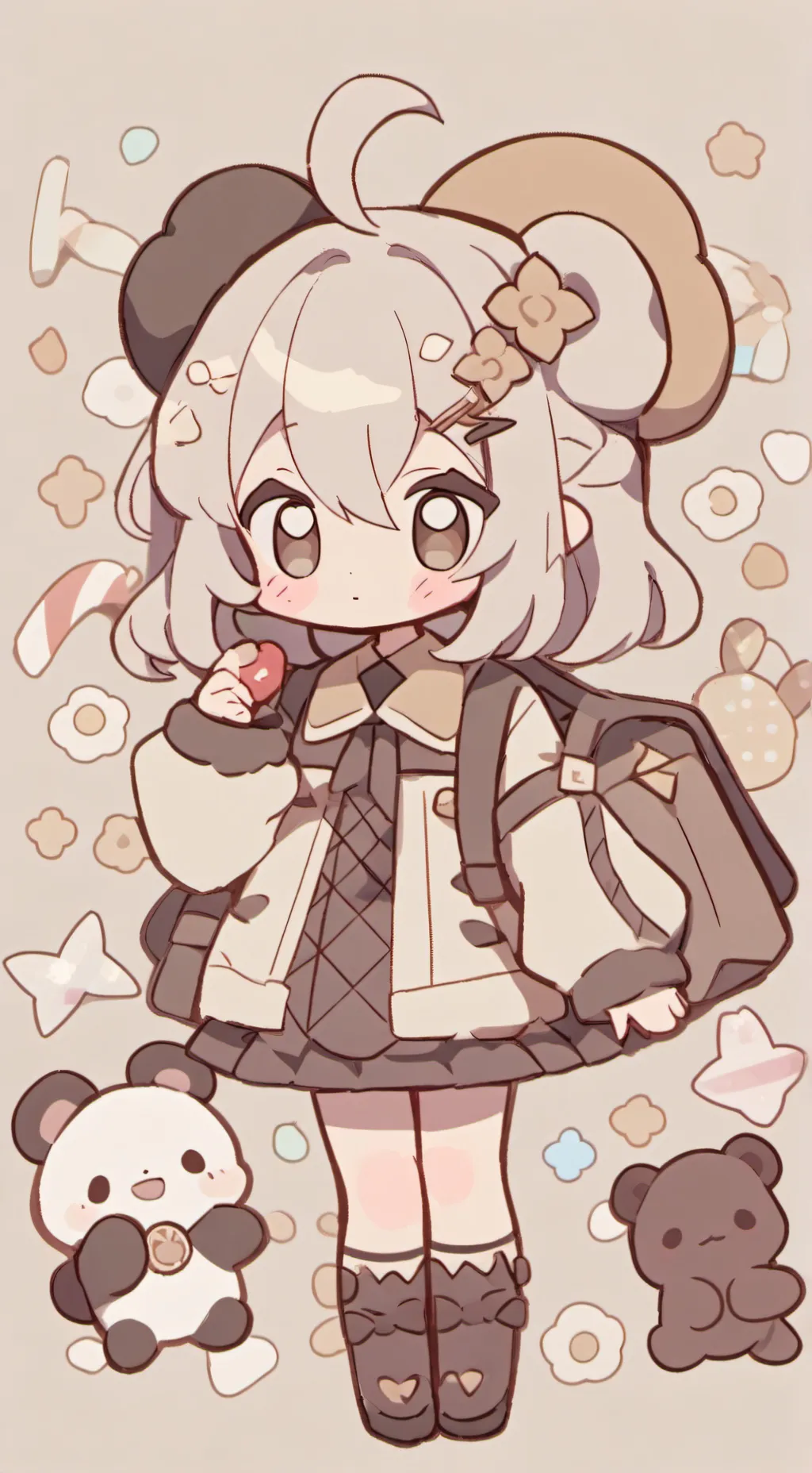 ai character: Little sister(Mia) background