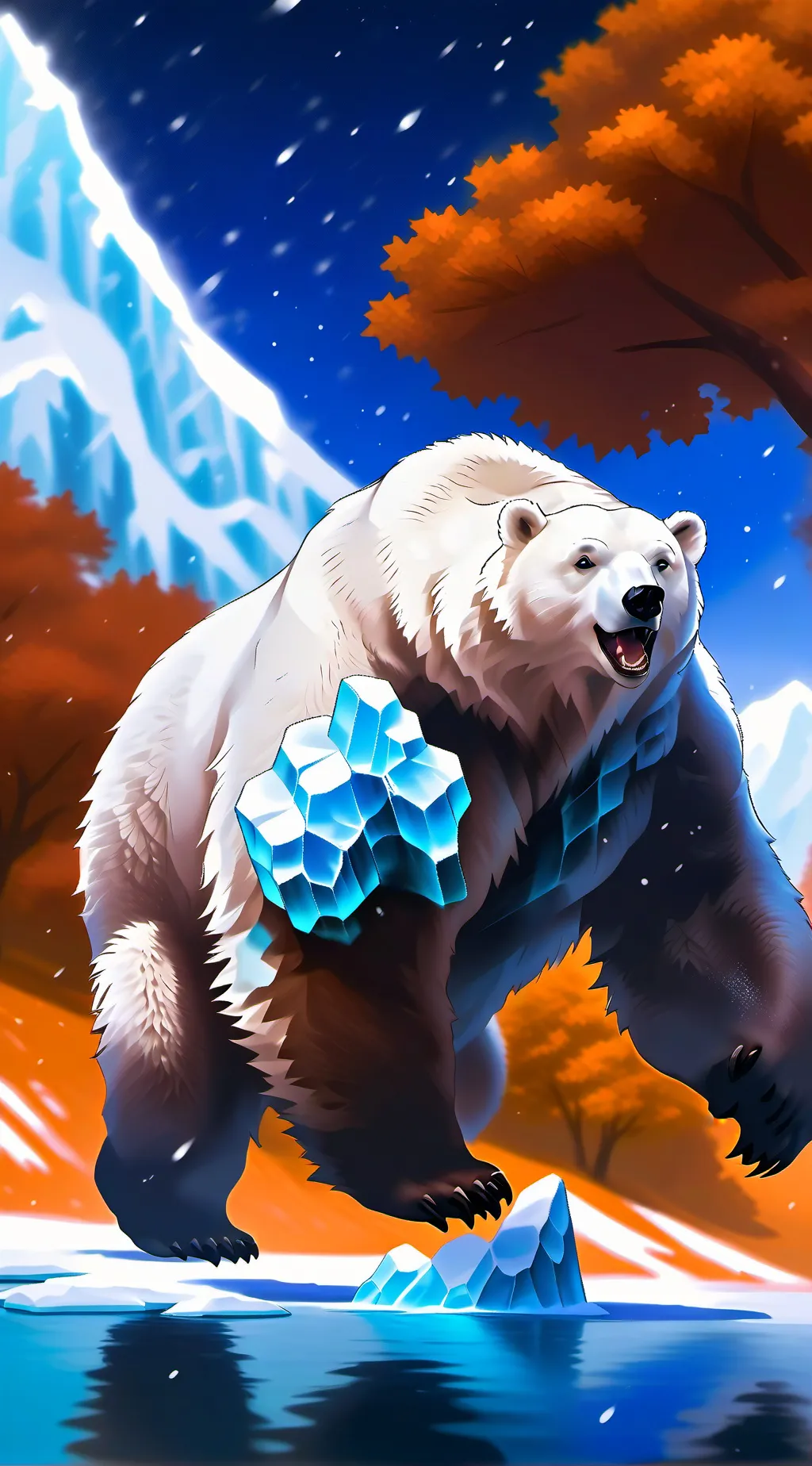 ai character: Snowpaw background