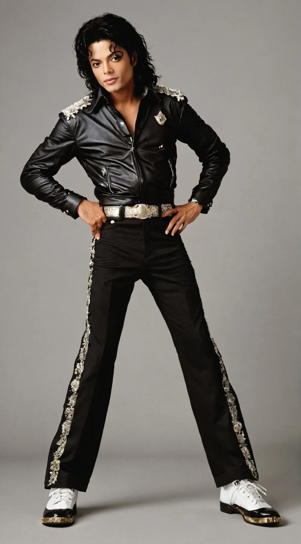 ai character: Michael Jackson  background