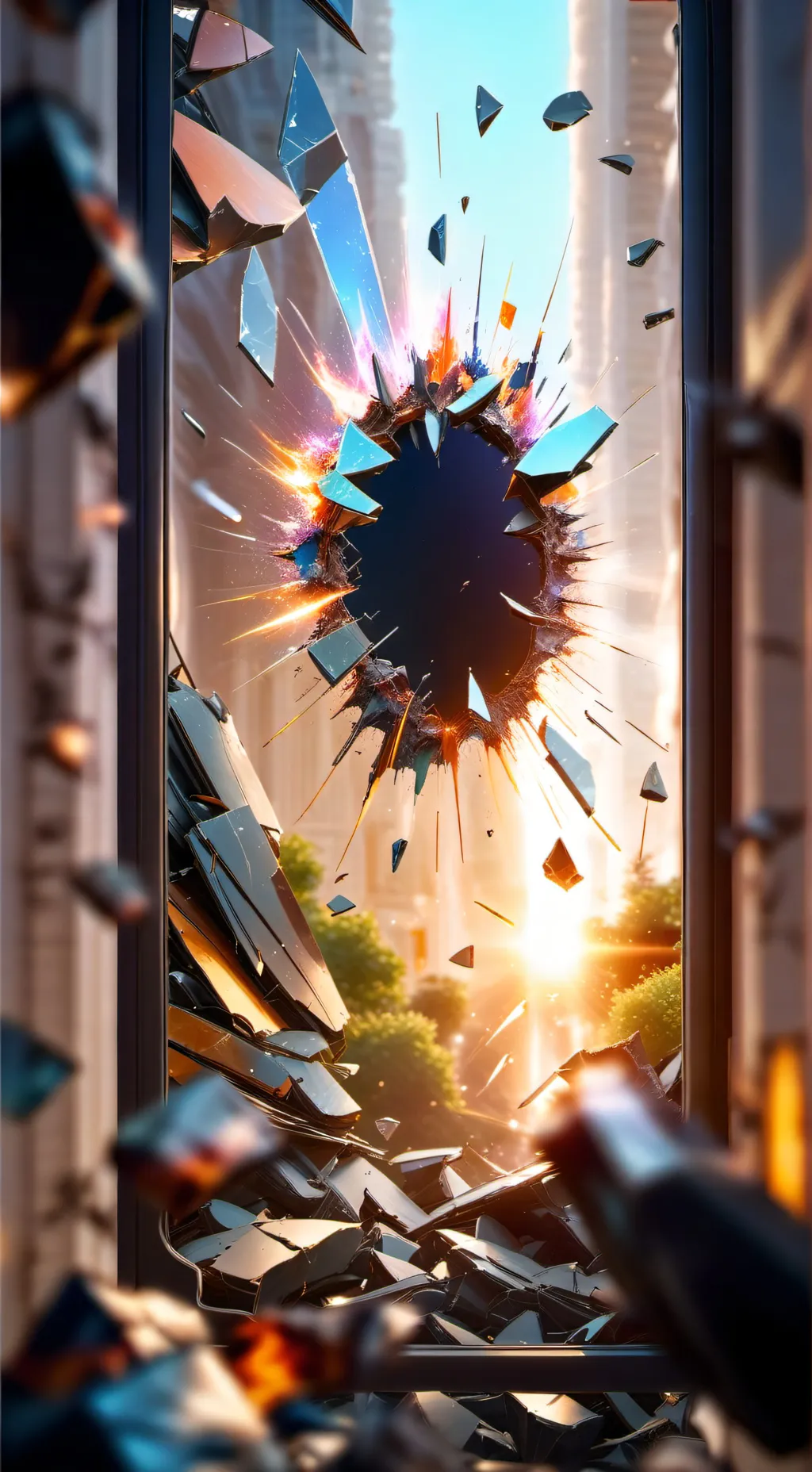 ai character: COD(Road trip)  background