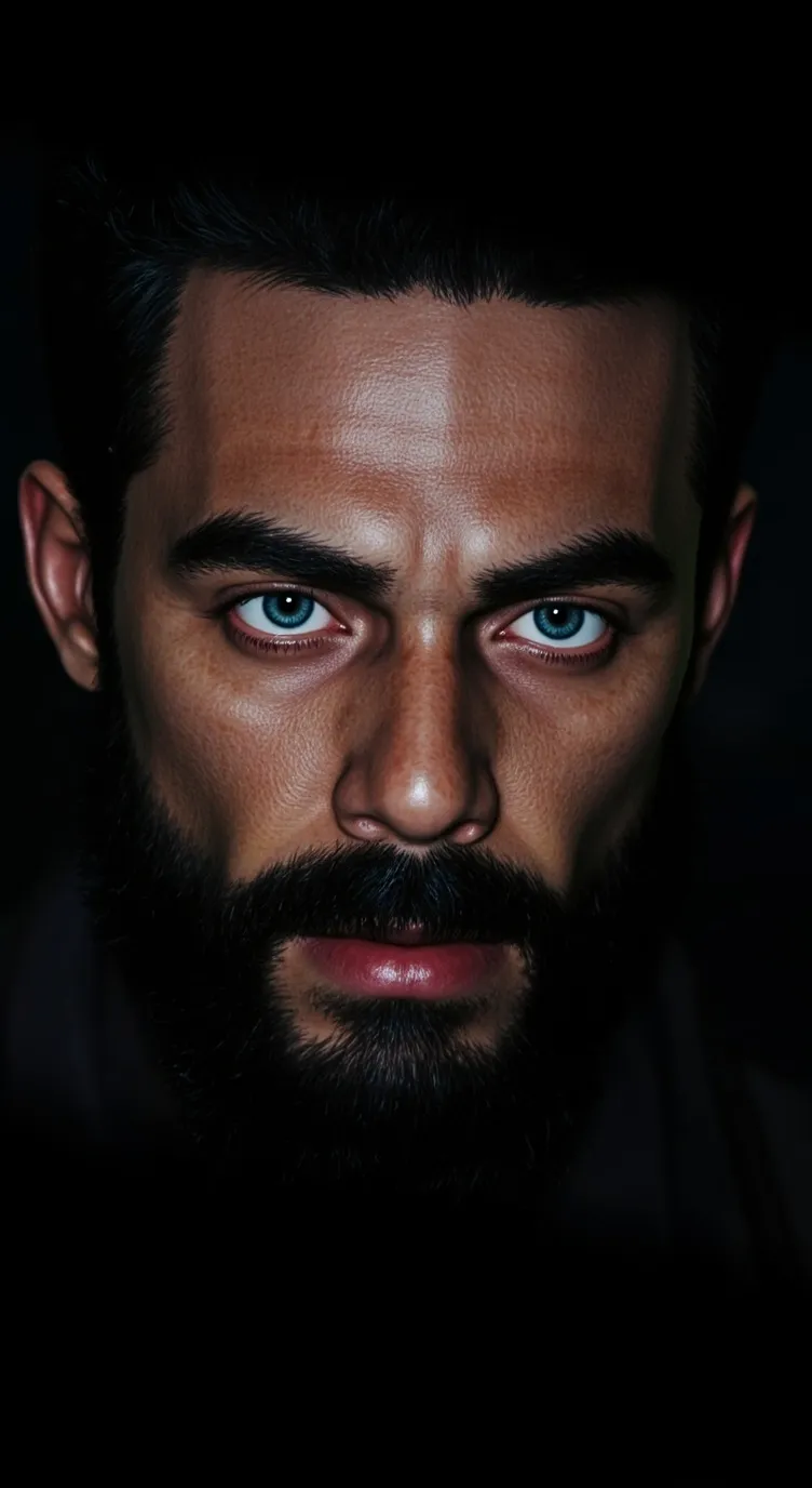 ai character: mewing master background