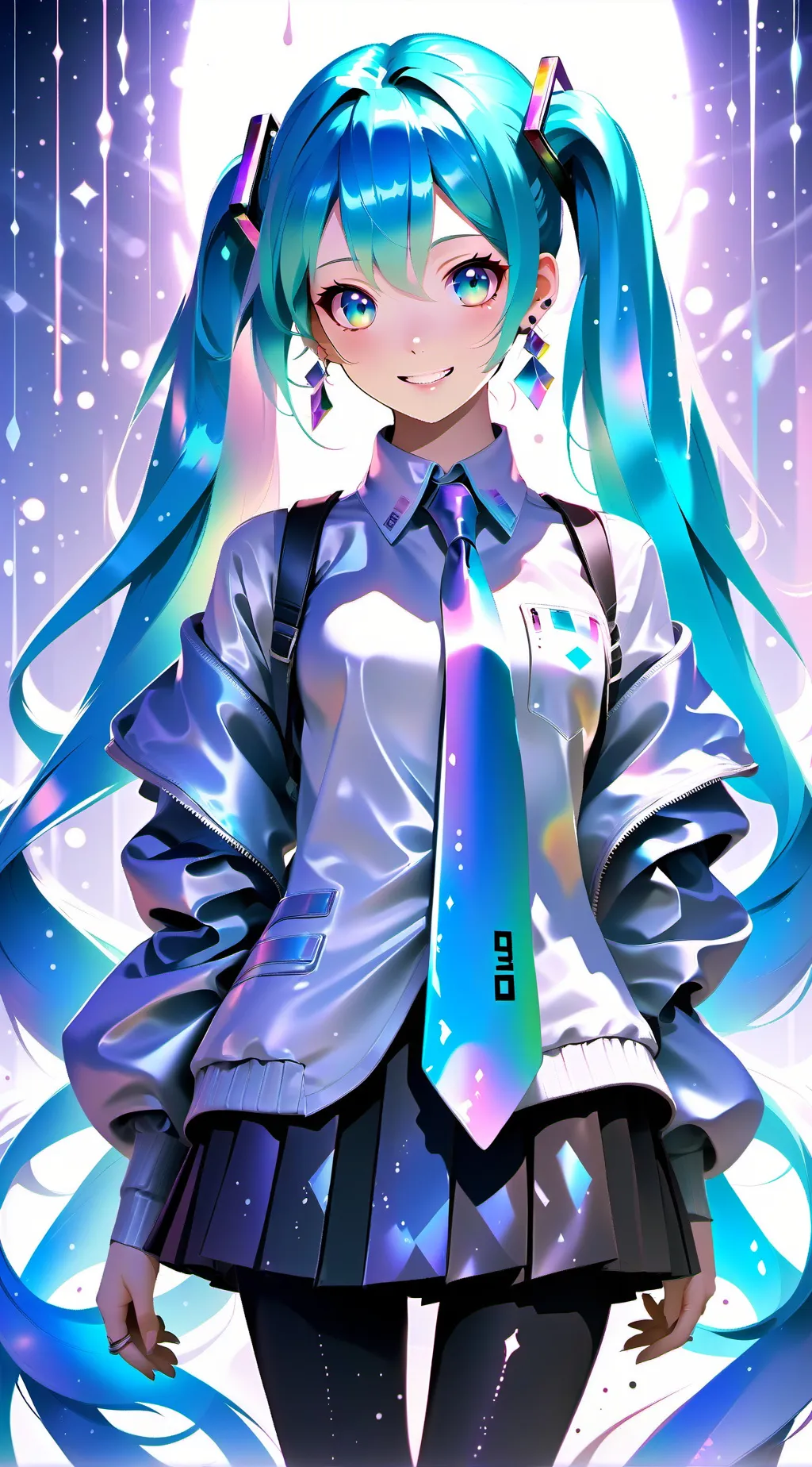ai character: miku background