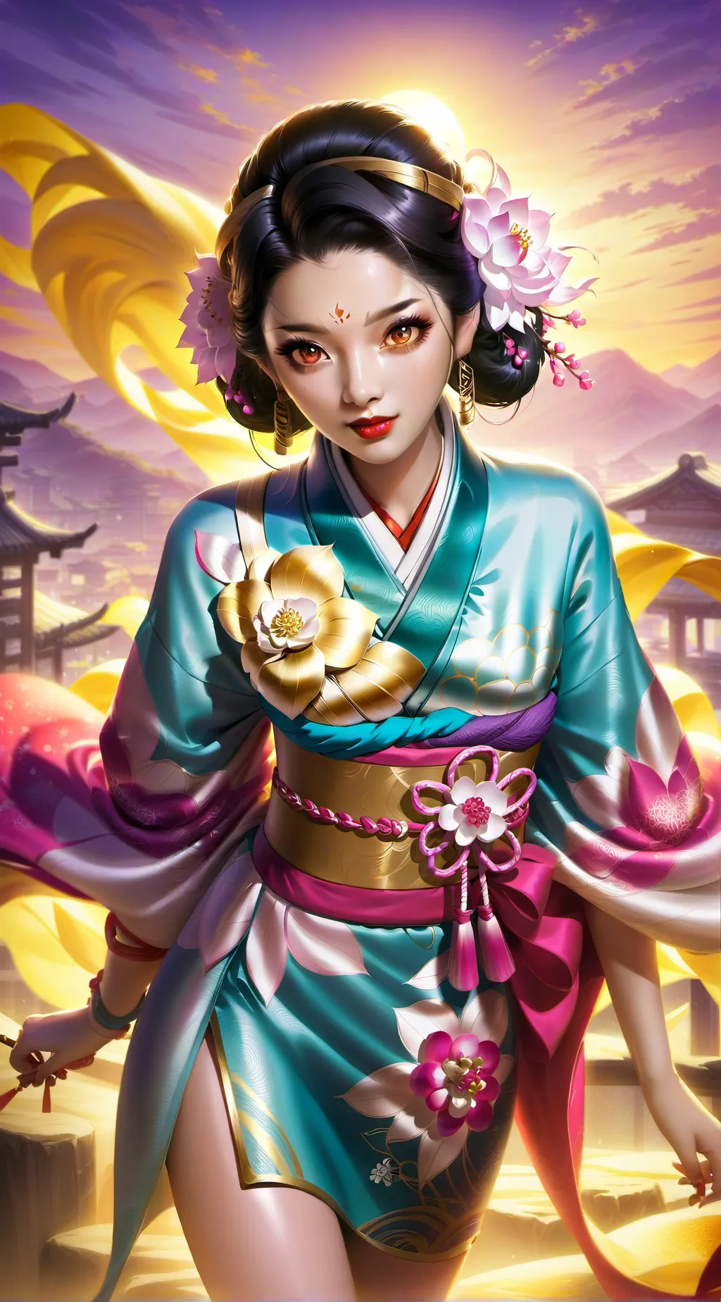 ai character: Hana background