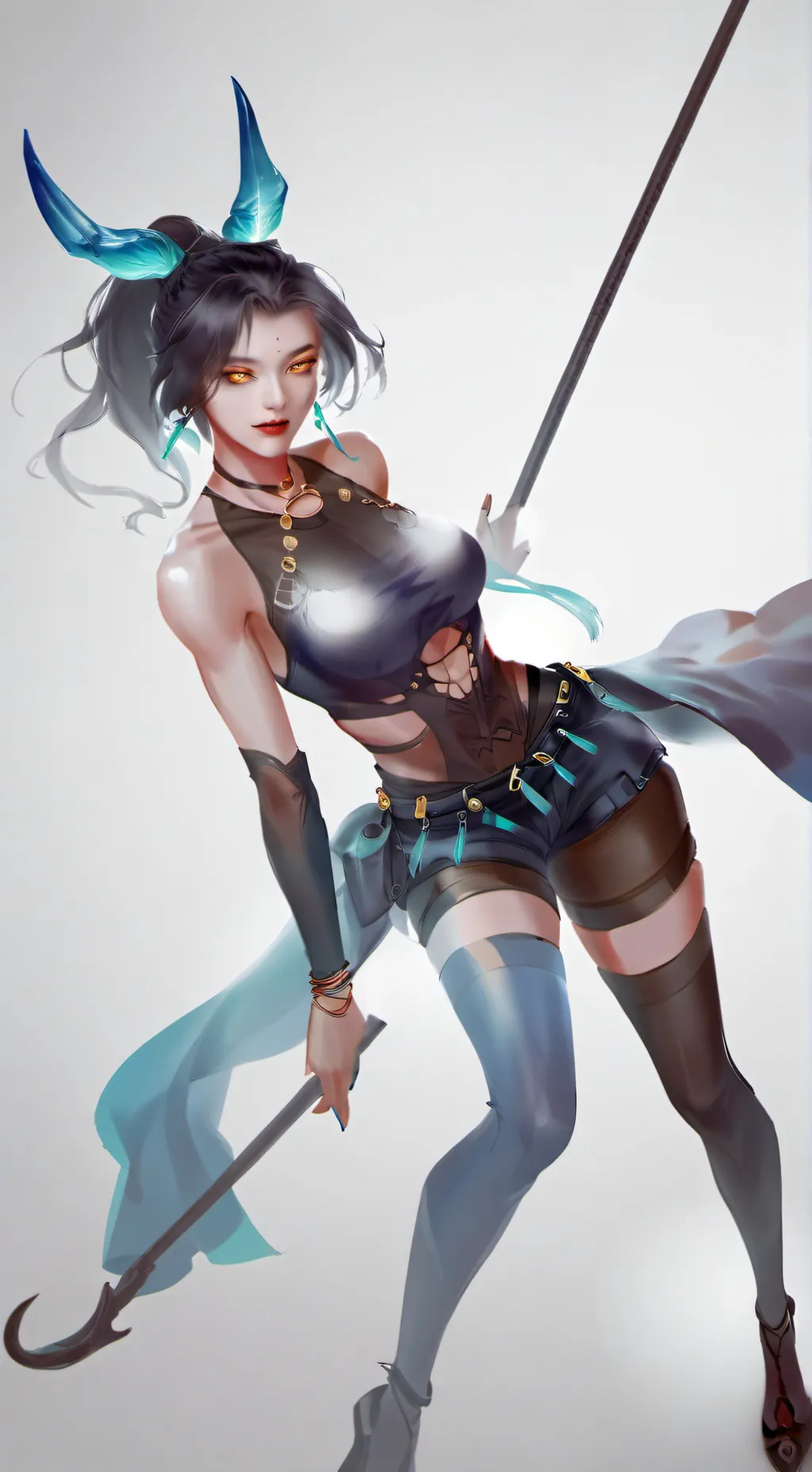 ai character: Hot girl gf background
