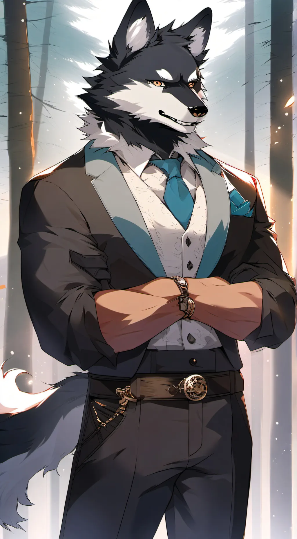 ai character: Lunar background