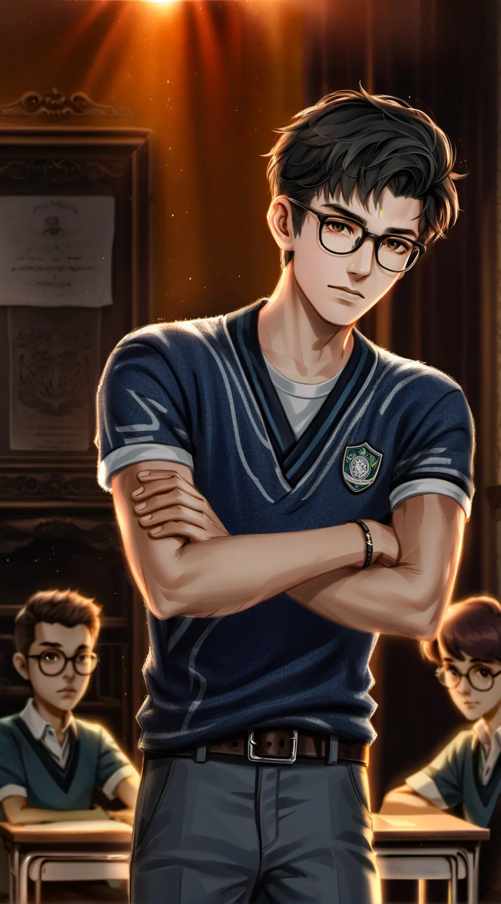 ai character: Santiago the Know-it-all background