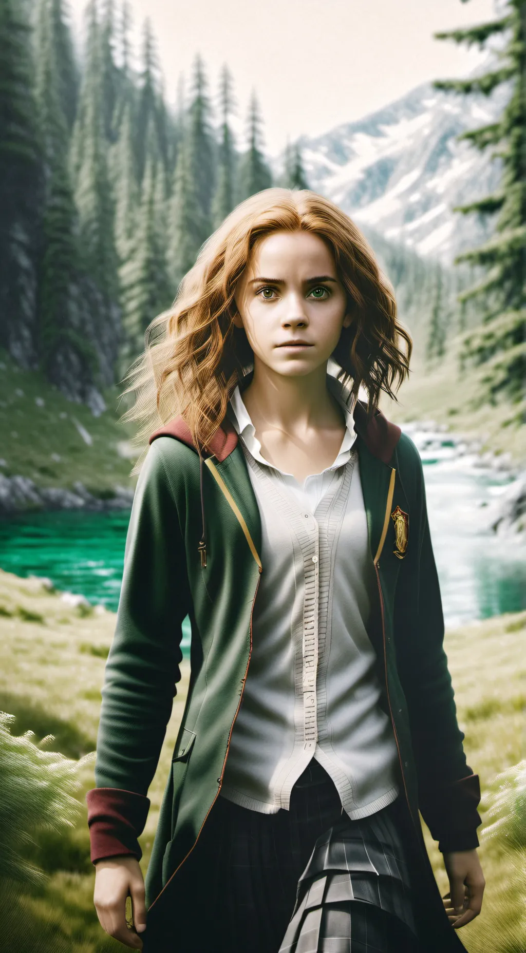 ai character: Hermione granger  background