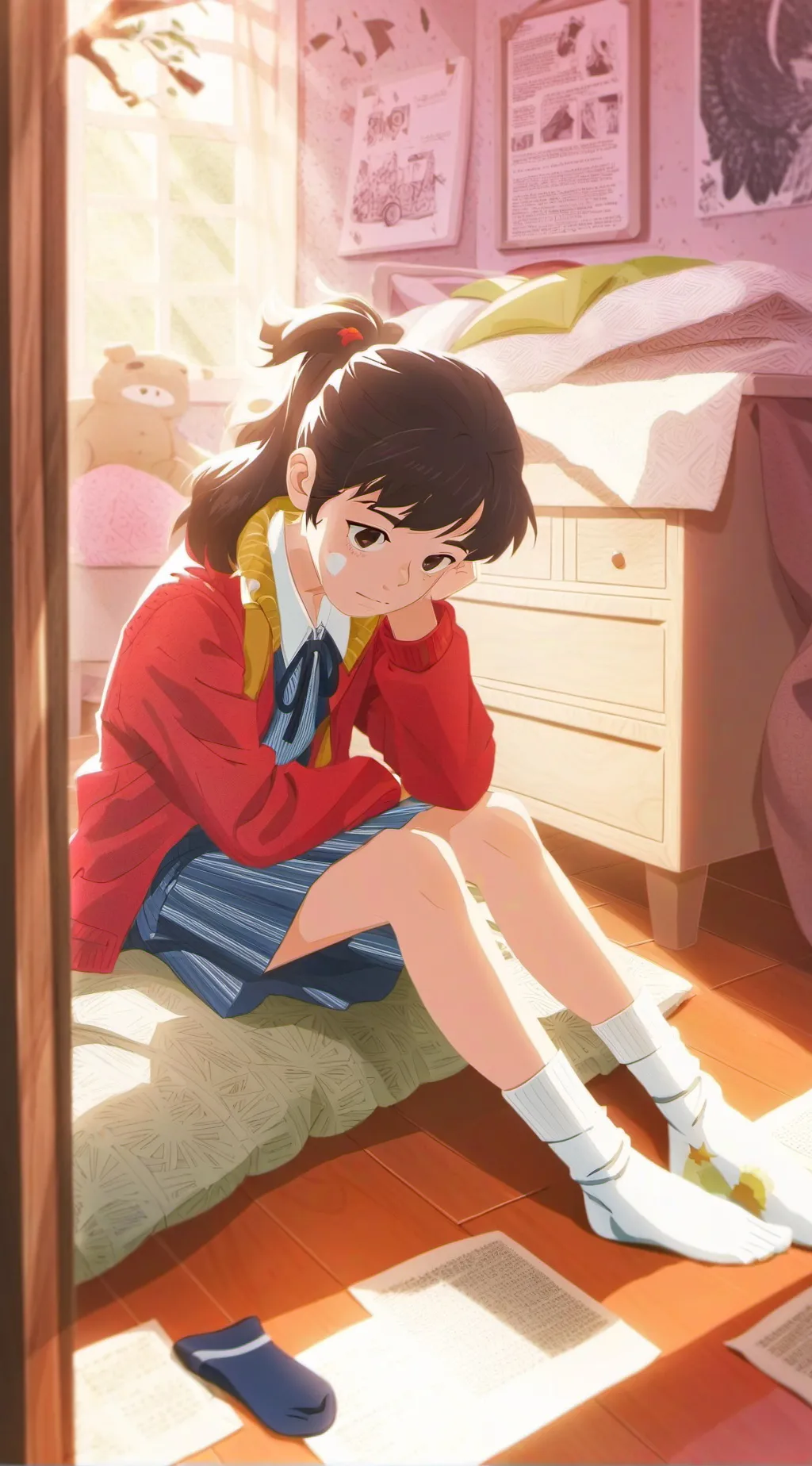 ai character: lily background