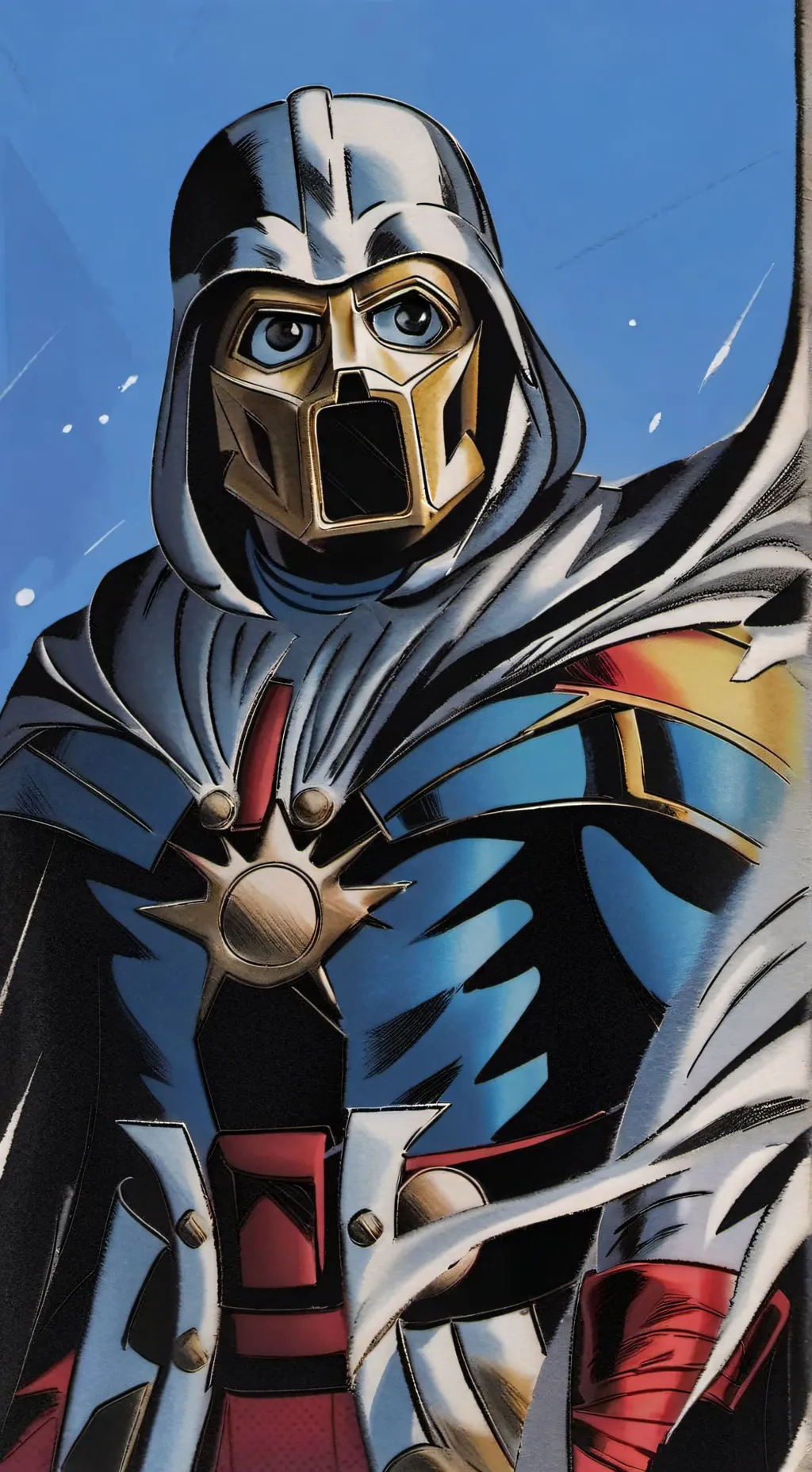 ai character: circle circle dot background