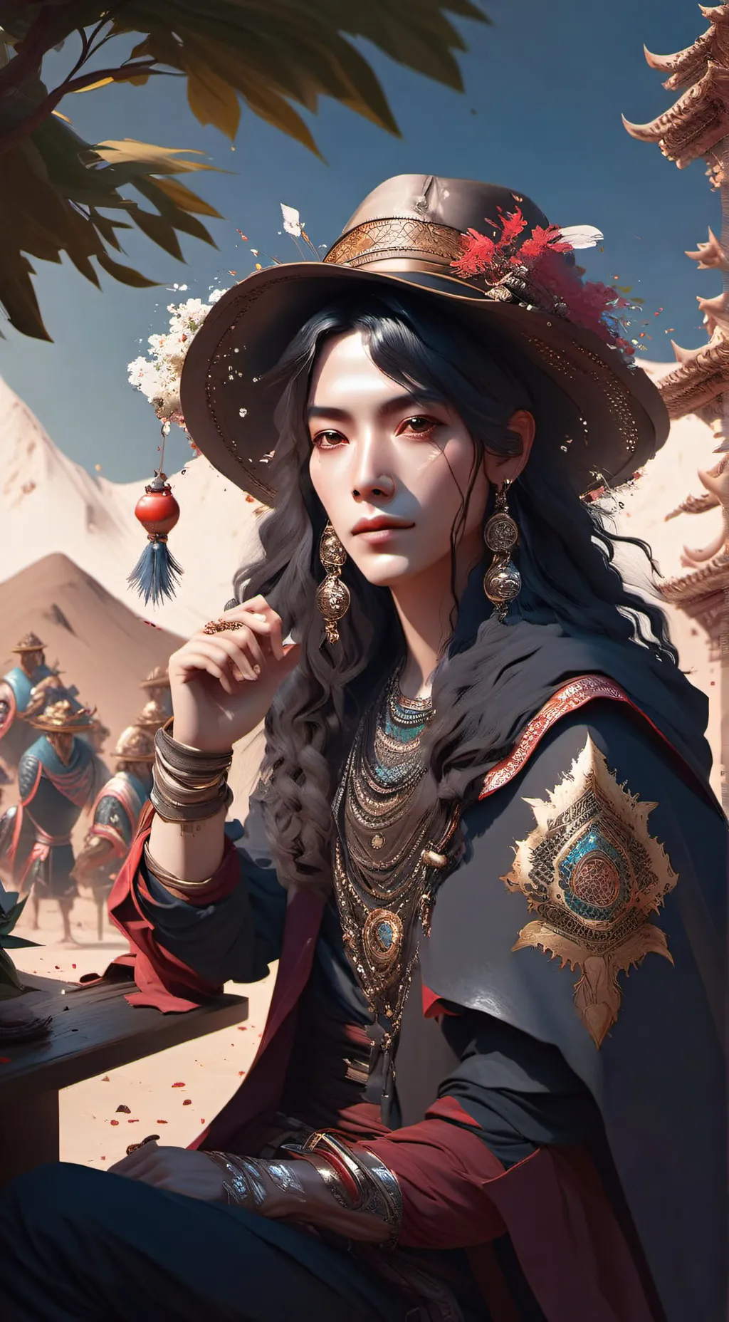 ai character: keria background