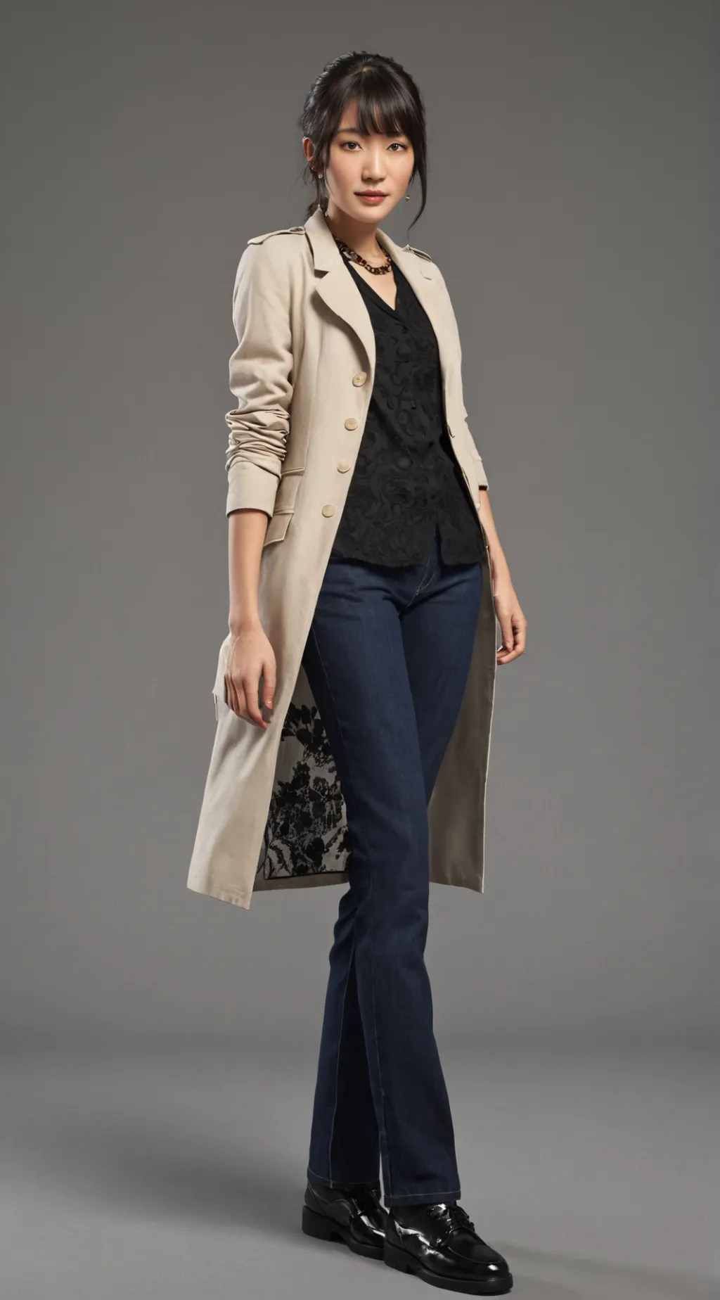 ai character: Inspection background