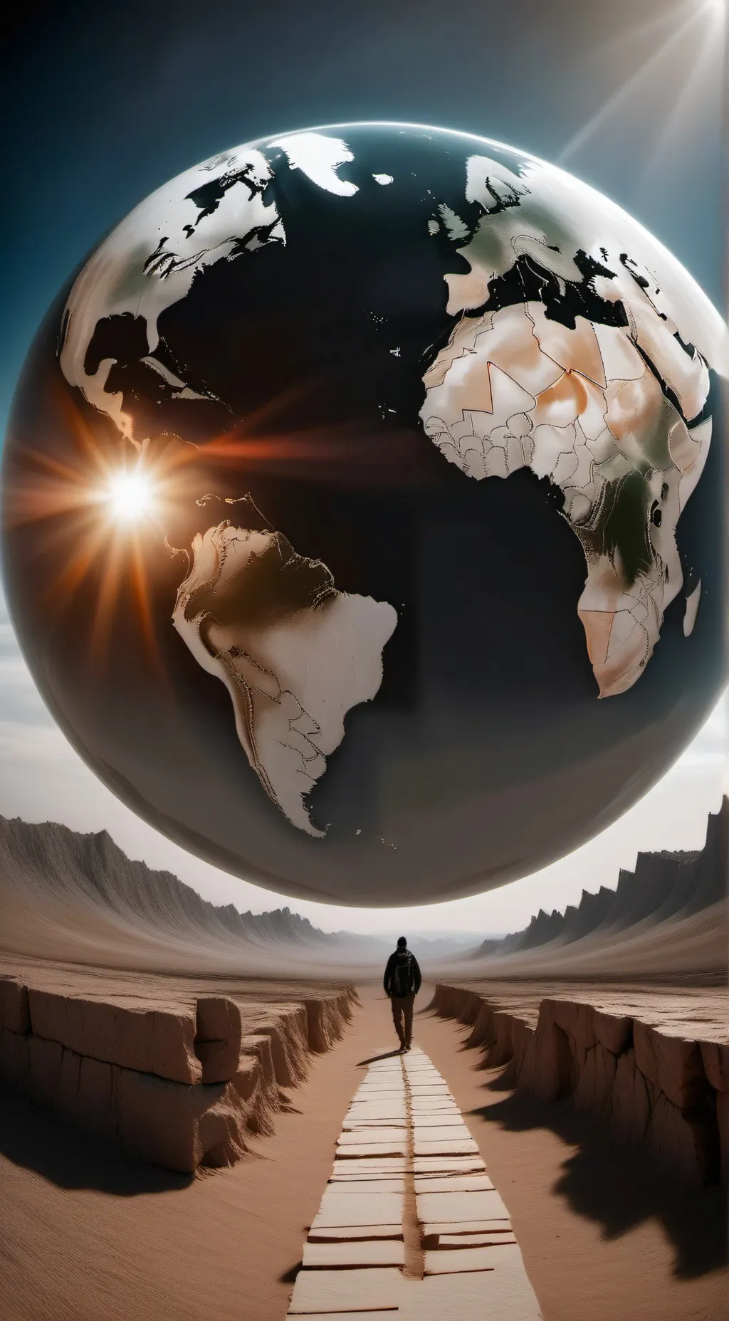 ai character: World in a world  background