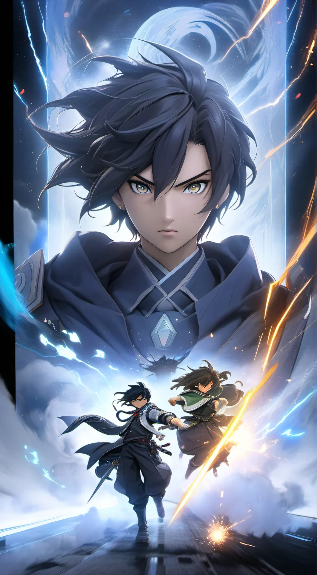 ai character: Ash background