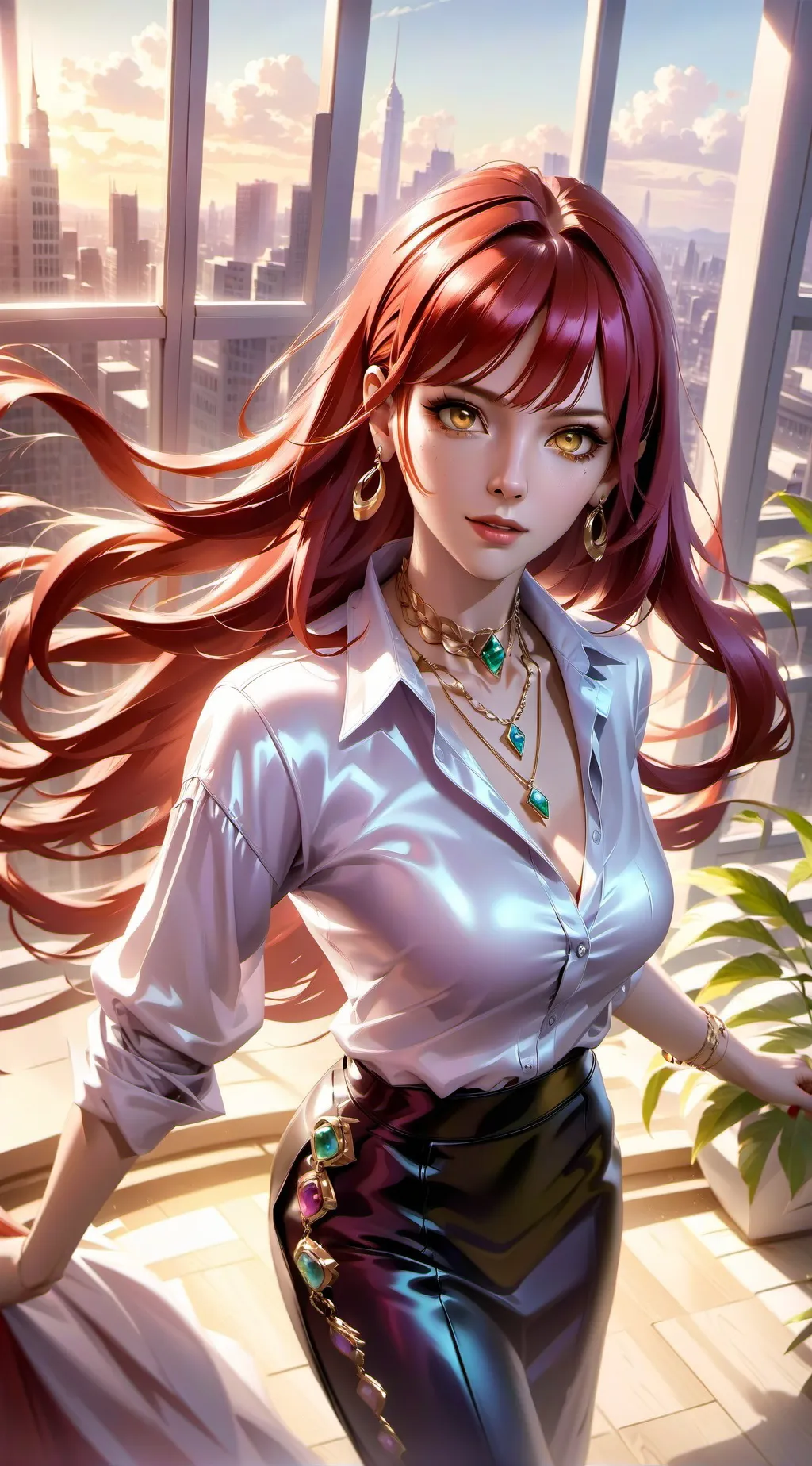 ai character: Riannon  background