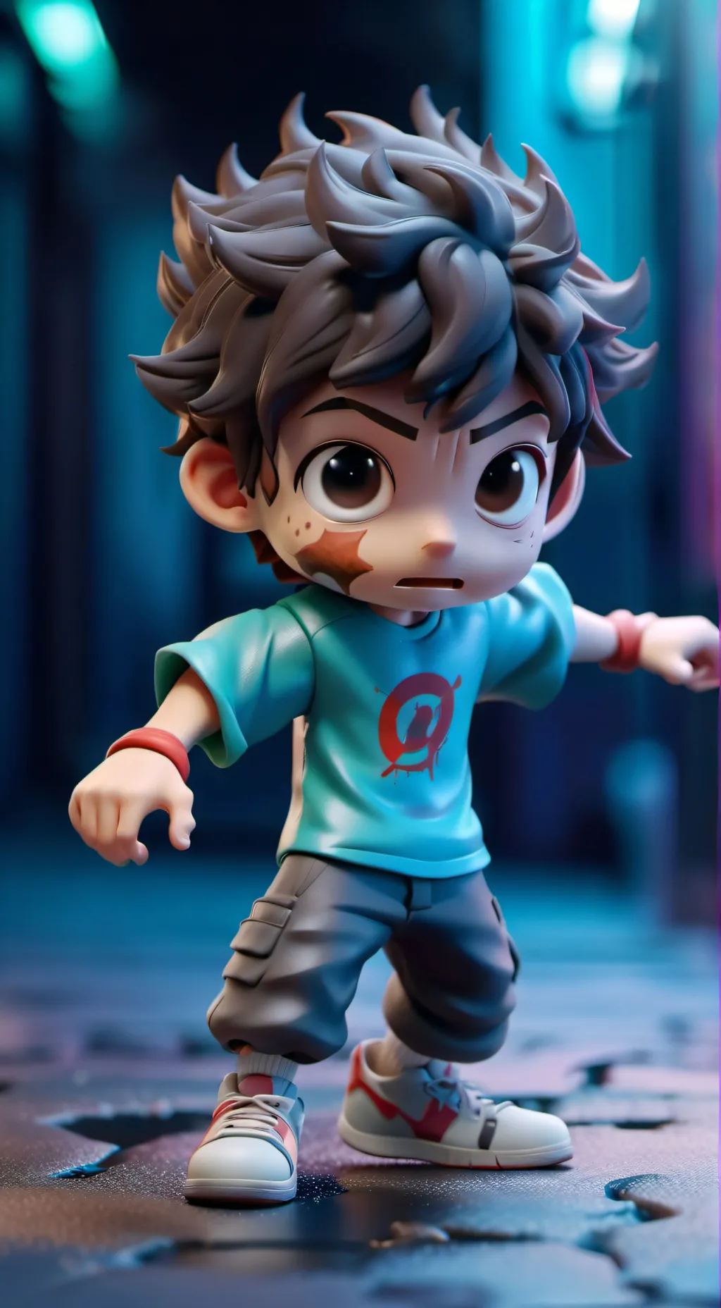 ai character: Ash background