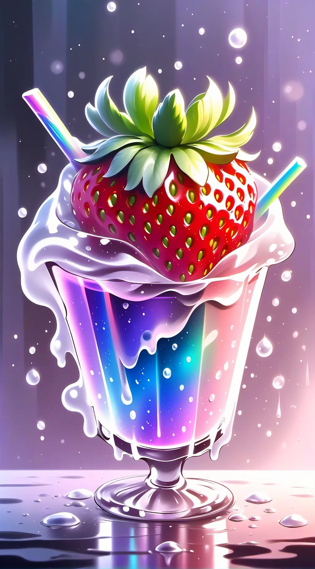 ai character: magical potion!🔮🍓 background