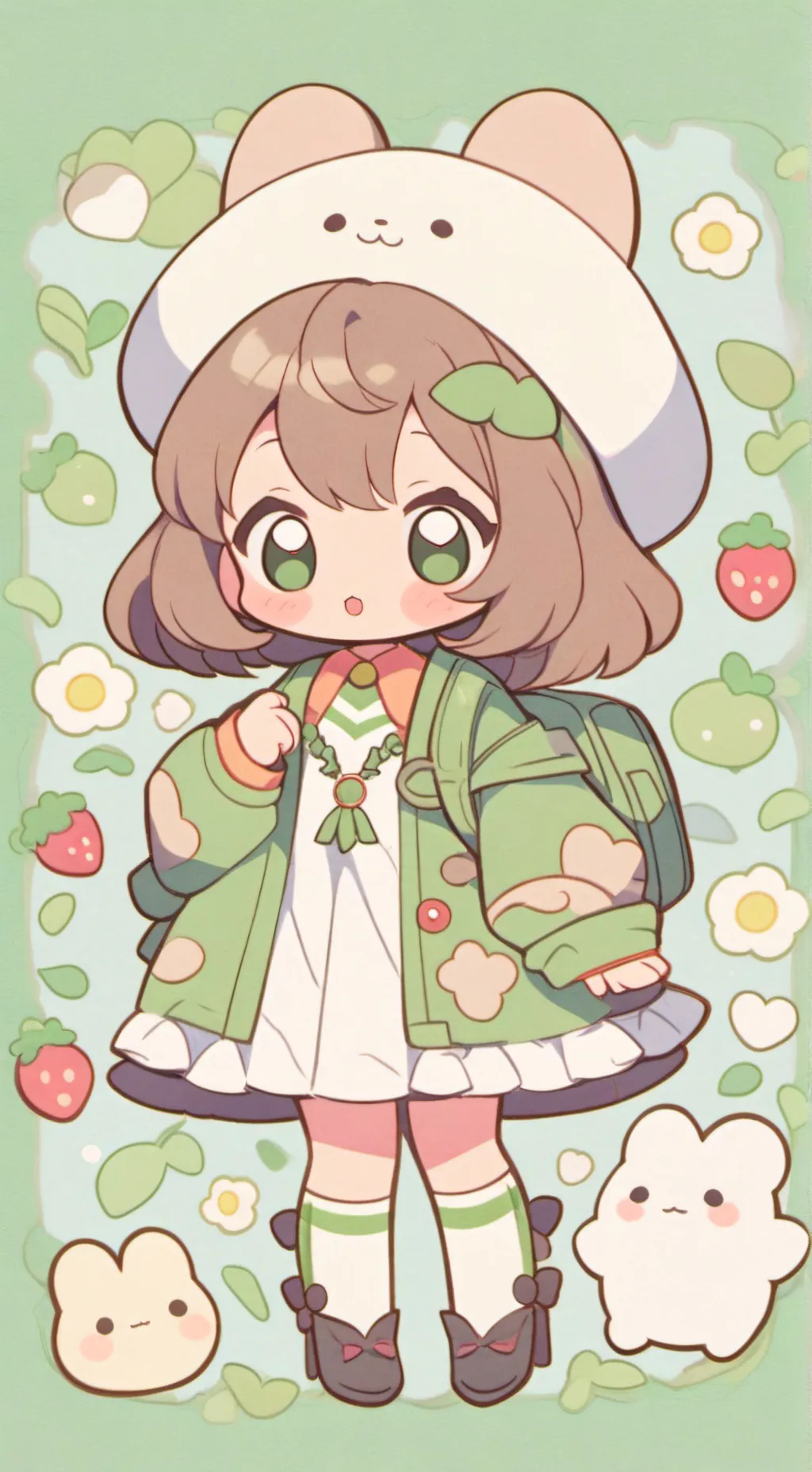 ai character: Bebita de EEUU background