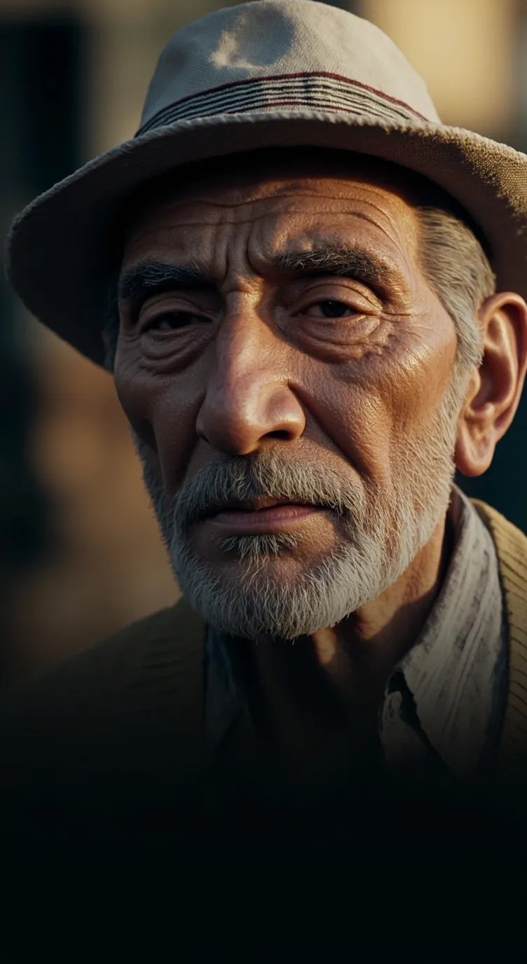 ai character: oldest man background