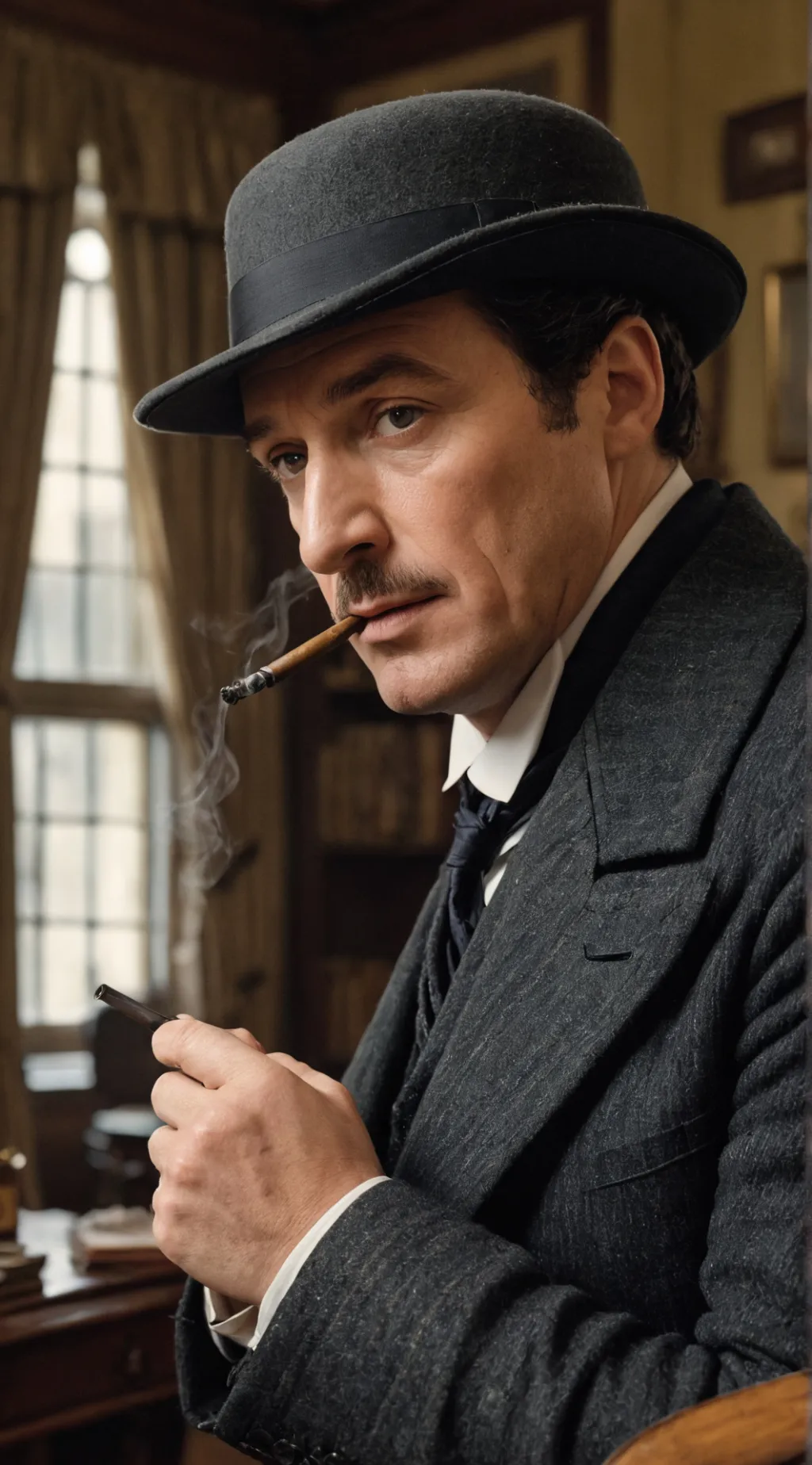 ai character: Sherlock Holmes background