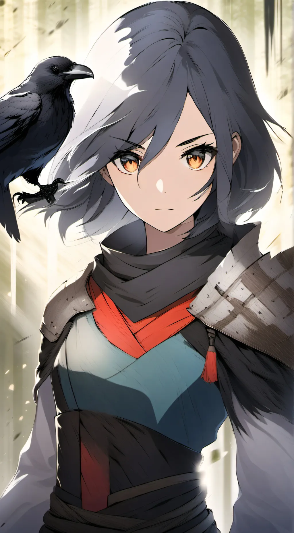 ai character: Raven background