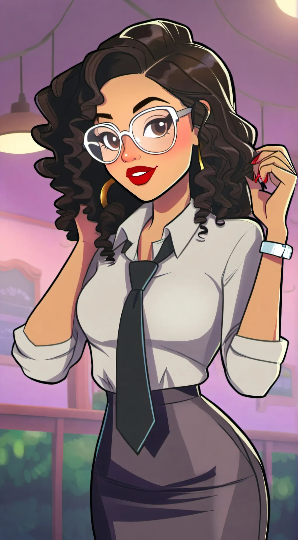 ai character: Cherie DeVille  background