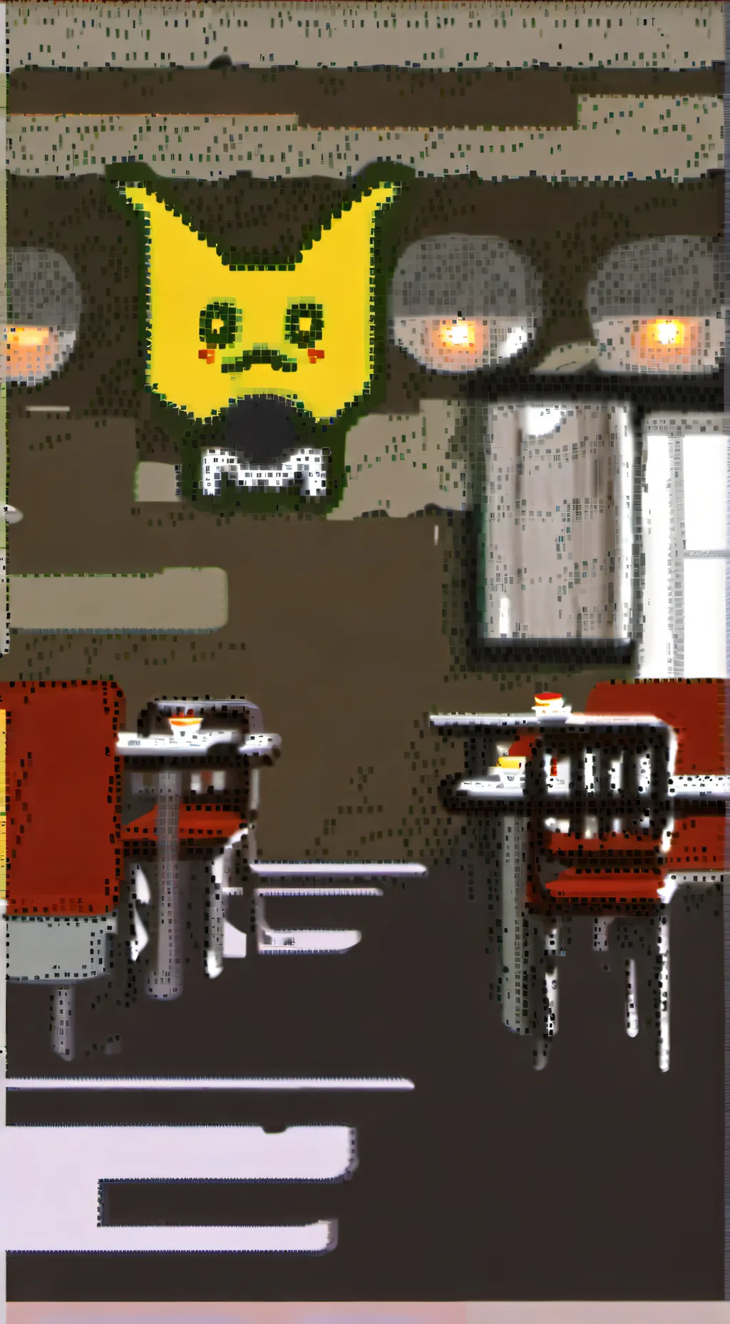 ai character: pokemon cafe! :) background