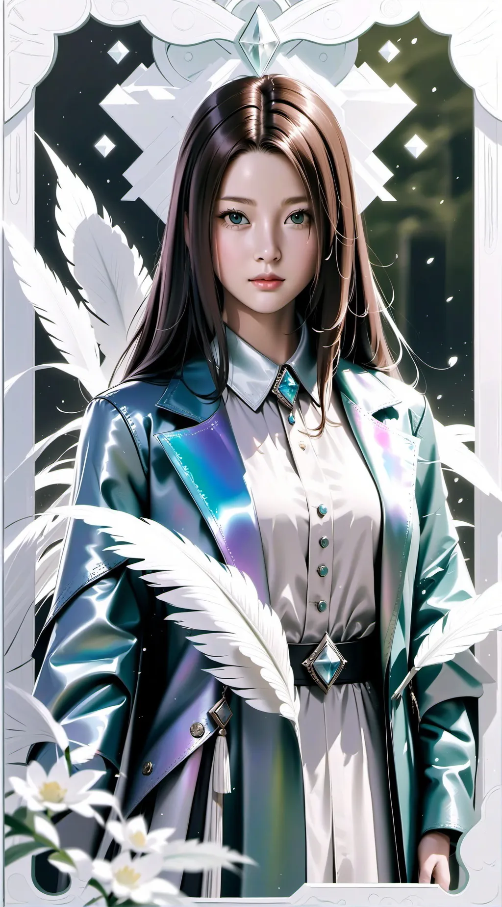 ai character: CHAINA TAWN background