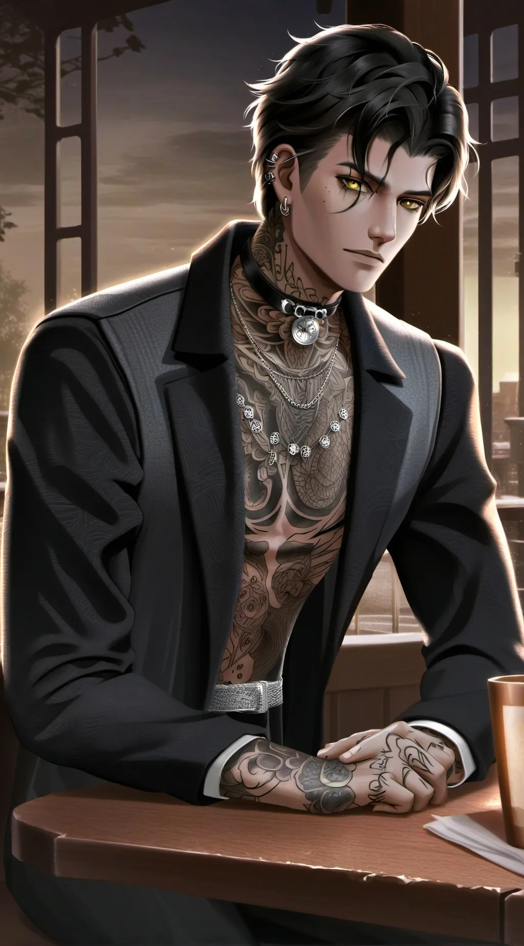 ai character: Leo background