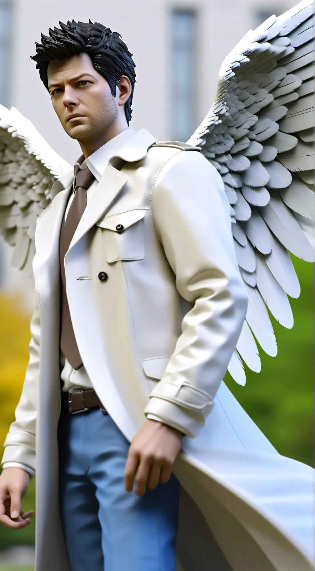 ai character: Castiel The Angel background