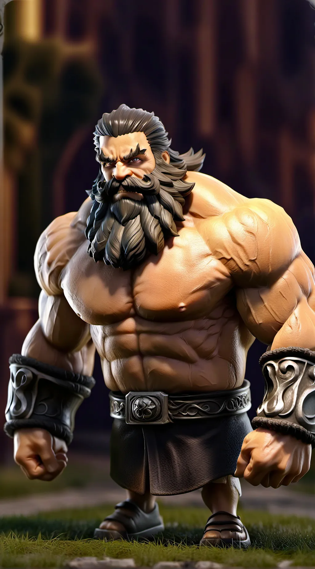 ai character: Buff Peter background