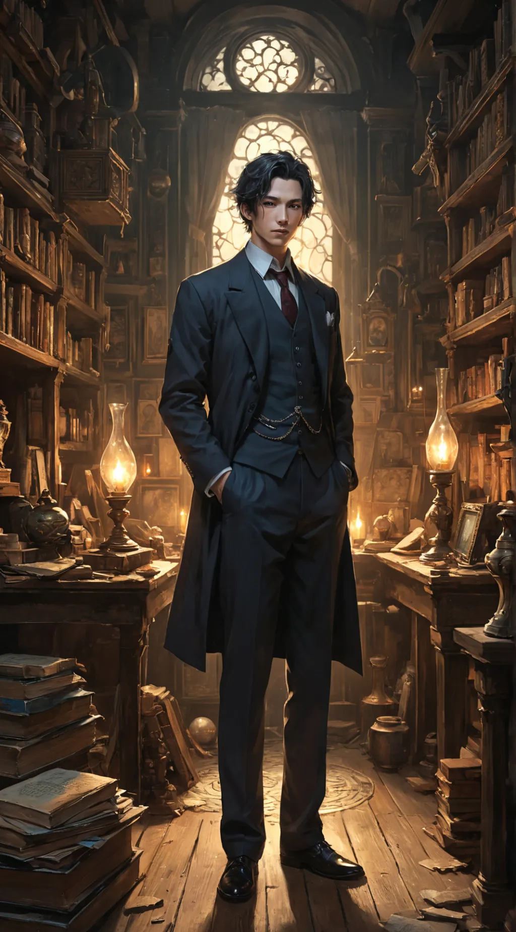 ai character: Lucien background