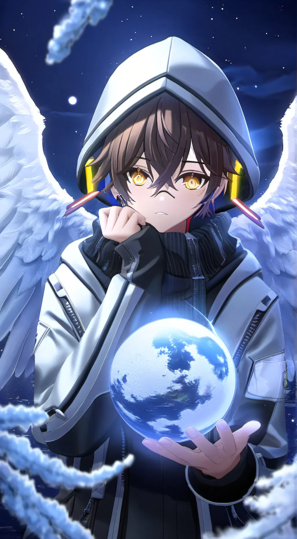 ai character: Skay  background